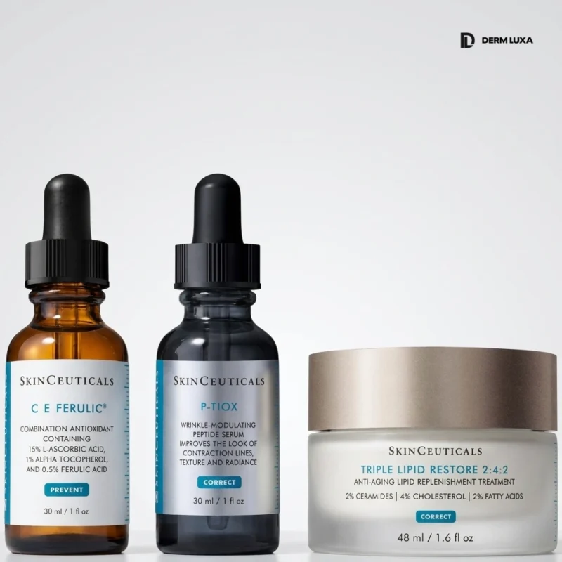 SkinCeuticals Best Sellers Discovery Set – C E Ferulic + P-TIOX + Triple Lipid Restore