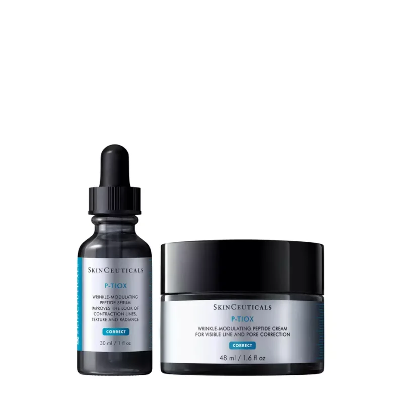 SkinCeuticals P-TIOX Peptide Duo – Anti-Wrinkle Serum + Cream Set