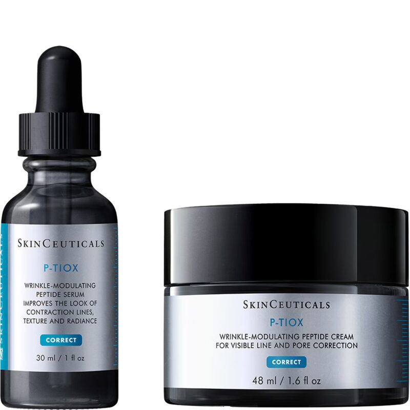 SkinCeuticals P-TIOX Peptide Duo – Anti-Wrinkle Serum + Cream Set