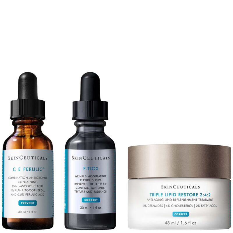 SkinCeuticals Best Sellers Discovery Set – C E Ferulic + P-TIOX + Triple Lipid Restore